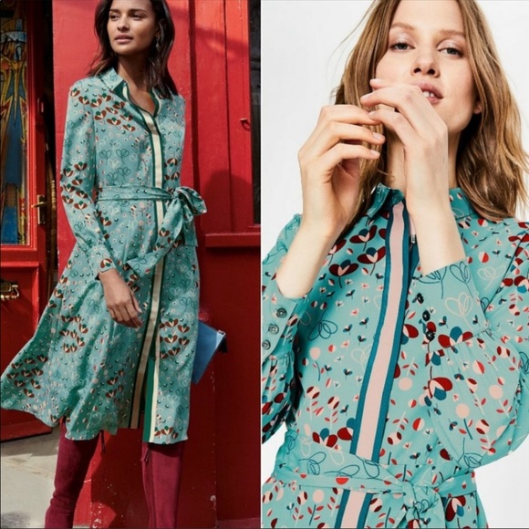 Boden Dresses & Skirts - Boden Pippa Blue Dress UK 16 US 12 *Tailored* EUC